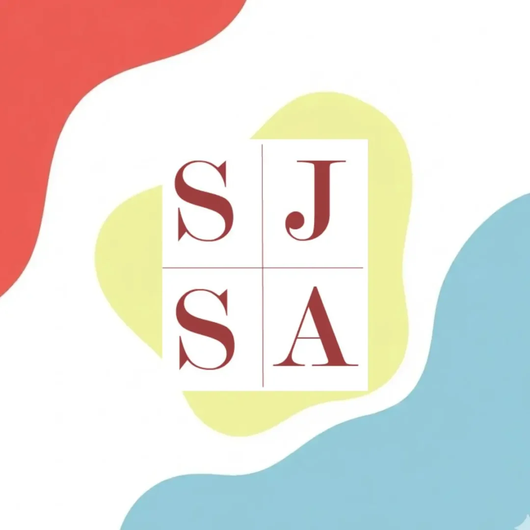 Un montaje gráfico con el logo de la Residencia San Joaquín y Santa Ana