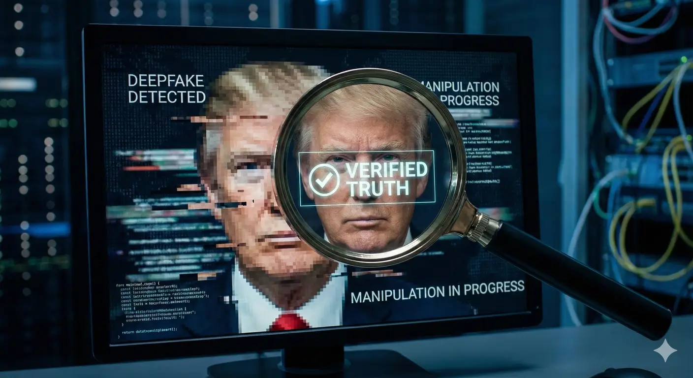 Foto destacada para el artículo: 'Periodismo en la era del Deepfake: Cuando ver ya no es creer'